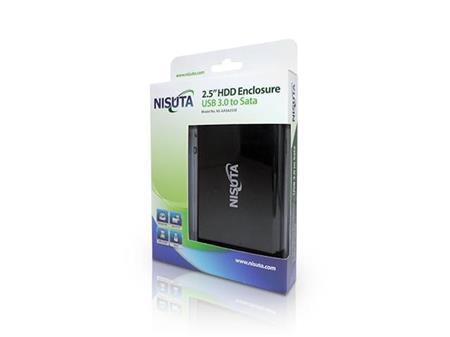 GAVETA EXTERNA HDD 2.5" USB 3.0 NISUTA GASA253E